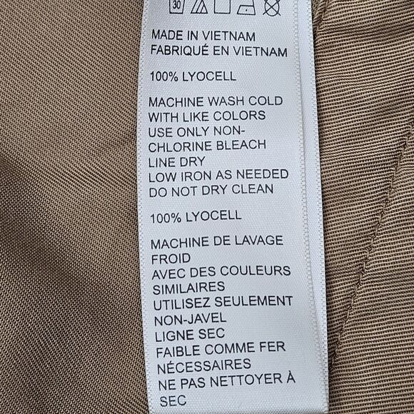 Urban Outfitters Pepita Drawstring Tan Jacket Womens Size Medium Full Zip - Picture 4 of 7